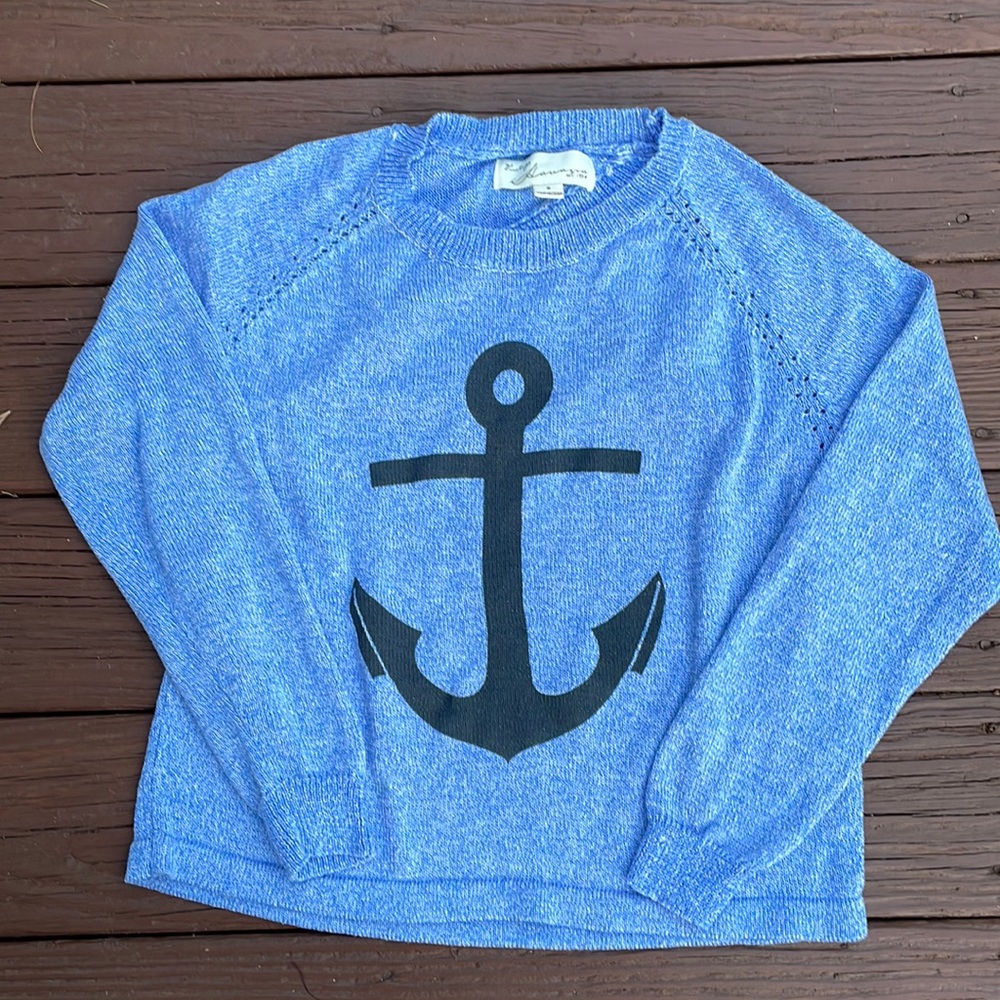 Knit blue Vintage Haviana Sailor sweater